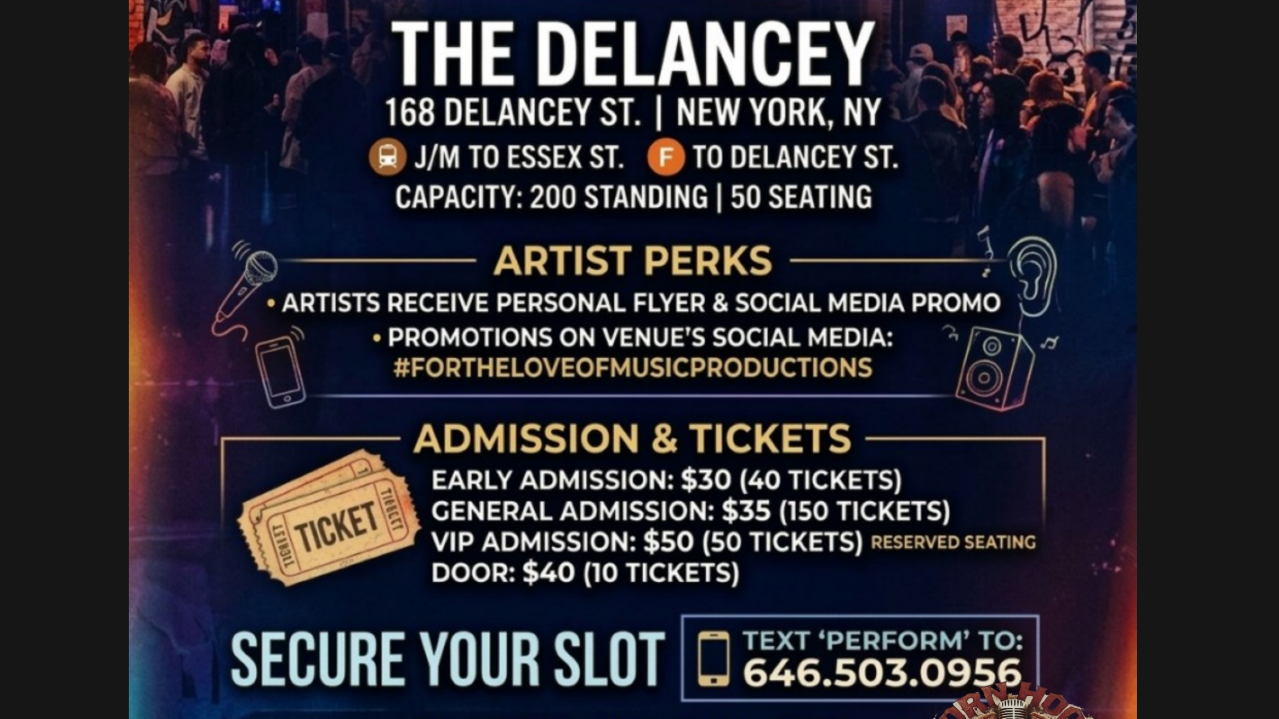 Live Music Event at The Delancey